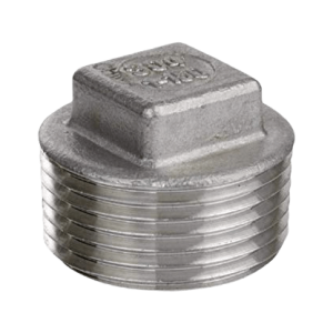 درپوش گرد سر چهار گوش ( SQ PLUG)دنده ای - 3000#